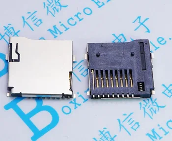 100pc 9pin Utor za Micro SD kartice konektori veličina 14*15 mm TF špil karata odgovara za telefon, tablet, Navigaciju Vozila pop-up prozor