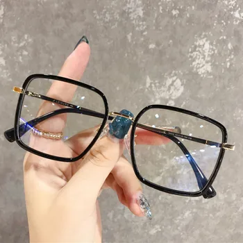 Trg Anti-Plave Svjetleće Naočale Ženske 2021 Trend Proizvodi Bloker I Blue Ray Naočale Gospodo Prozirne Optički Rimless Za Naočale