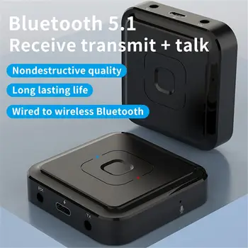 Bt-22, Bežični Bluetooth 5.1 Prijemnik Predajnik 2 U 1 Usb Audio Adapter Podrška za telefoniranje bez korištenja ruku Glasovni Poziv Za Auto Slušalice