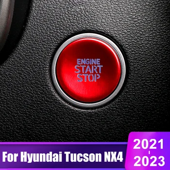 Za Hyundai Tucson NX4 2021 2022 2023 Hibridni N Line Auto Motor start Gumb Stop Poklopac Završiti Naljepnice Pribor