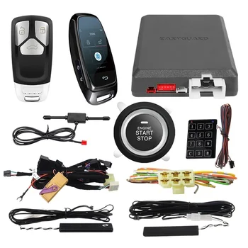 EASYGUARD Plug & Play CAN BUS odgovara za Audi A3 13-19, Q2 18-19 PKE KOMPLET auto alarma LCD pametni ključ, daljinsko pokretanje tipke elektropokretača