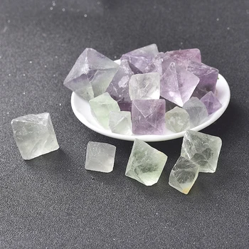 100% Prirodni Kristal, Fluorit Osam-Sided Crystal Uzorci Stijena Zdrav Reiki Energije Dragulj Moderne Ukras Kuće Obrt Poklon