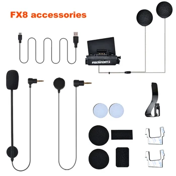 Fodsports FX8 Kaciga Interfon Motocikl Bežična Bluetooth Slušalica Pregovaračku Pribor Slušalice Mikrofon Isječak Se