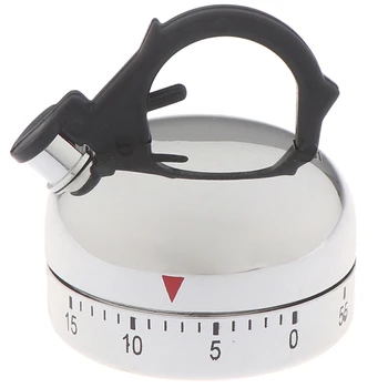 Novi 60 Minuta Kuhinjski Timer Alarm Mehanički Timer-U Obliku Čajnika Alati Za Brojanje Sati