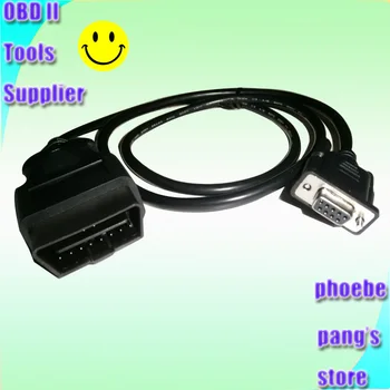 FINETRIP Cijena po Cjeniku tvornice proizvođača 1 kom. auto oprema OBD Konektor OBDII serijski kabel RS232 OBD2 DB9 Dijagnostički Adapter za Sučelje