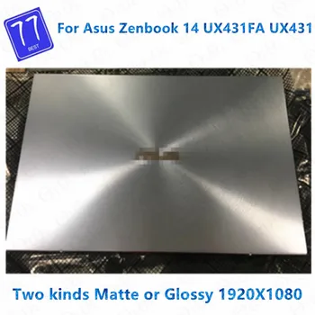 Originalni 14 inča Za Asus Zenbook 14 UX431FA UX431 UX431F FHD 1920X1080 LCD ekran Laptopa Sklop Kompletan Dogovor s poklopcem