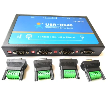 USR-N540 4 porta Uzastopnih Servera Uređaja, Serijski RS232 rs422 rs485 na Ethernet Pretvarač modul kontrolera