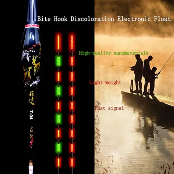 2021 Novi Laserski u Boji Ribarska Udica za Zalogaj Ribe, Automatski podsjetnik O Promjeni boje, pametan Led Ribolov Elektronski Svijetleći Plutača