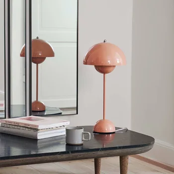 Nordijsko punjenje touch bud lampe makaron šaren noćni lampe za spavaće sobe danski dizajner kreativno грибная lampa