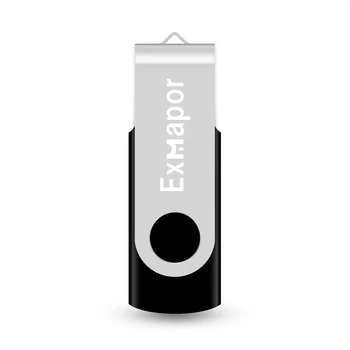 Exmapor 8 GB, USB 2.0 Flash Diskovi Okretni 8 GB Flash Diskovi, memorijske Kartice Skok Drive Zip Drive s Led Indikatorom Crna