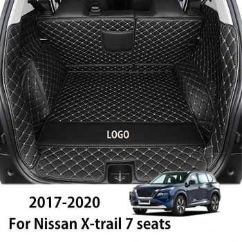 auto-tepisi za prtljažnika Nissan X-trail T32 7 mjesta 2017 2018 2019 2020 solidne teretni brod tepiha za prtljažnika