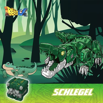 BeastBox Deformacija Roboti Transformacija Krokodil Aligator Igračka Kocke Model Figurica Jugetes Za Poklon