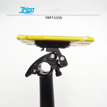 TRIGO TRP1535S Sklopivi Bicikl S Dvostrukom Glavom Noktiju Cijev Nosač Za Telefon Od Aluminijske Legure Za Birdy DAHON EIEIO Pribor Za Bicikle