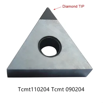 Tcmt110204 tcmt 090204 tcmt16t304 diamond pcd aluminijska glodanje umetanje CNC reznih alata vanjski cbn okretanje alat nož