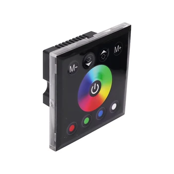 RGB RGBW Led zaslon Osjetljiv na Prekidač Panel Kontroler Led Dimmer Početna Zid od 12-24 U S Daljinskim upravljačem za Led Neon Fleksibilne Полосовых Čvora