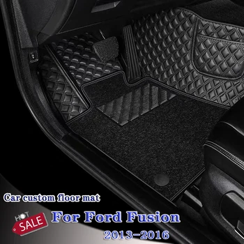 Auto-Tepisi Za Ford Fusion Mondeo 2013 2014 2015 2016 Individualne Auto Kožni Tepisi Tepisi dodatna Oprema za interijer stil