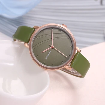 2021 Vruće Satovi Ženski Svakodnevne Kvarc Kožne Ručni Sat sa Analognim Remenom Luksuzni Brand Poznati Satovi Reloj Mujer Clock