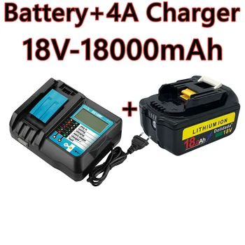 2021 novi bl1860 akumulator 18 18000 mah Makita Litij-ionska baterija 18 U bl1840 bl1850 bl1830 bl1860b LXT 400 + punjač
