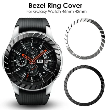 Za Samsung Galaxy Watch 42 mm/46 mm/Gear S3 Frontier/Gear S2 Okvir Prsten Ljepljive Zaštita Od Ogrebotina Metalni Poklopac Pribora Za Pametne sati