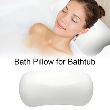 Jastuk za kupanje za Podršku vrat i Leđa s sisanje čaša, lako se prati, Meke Vodootporan dodatna Oprema za kupatila