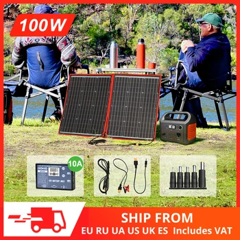 Dokio 18 100 W 200 W 300 W Fleksibilan Preklopni Solarni Panel 12 Kontroler Prijenosni Solarni Panel Za Kampiranje /Putovanja
