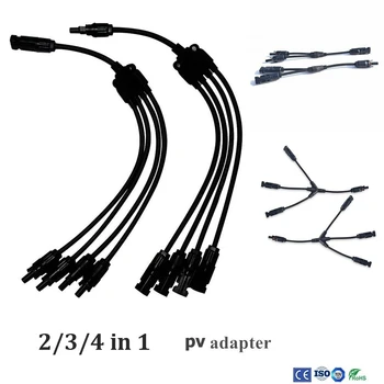 2/3/4 U 1 Y-spoj соединителе kabel solarni paneli solarni konektor 1to 2 1to 3 1-4 za paralelno povezivanje sustava solarnih panela