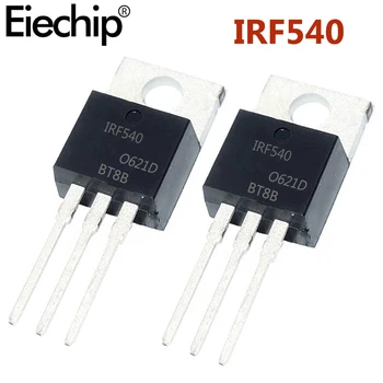 10шт MOSFET Tranzistor IRF540 TO-220 Snaga MOSFET Novi Originalni