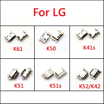 10 kom./lot, Za LG K41S K51 K51S K52 K42 K61 K50 Micro USB Konektor Za Punjenje Punjač priključke i Priključke Priključak priključne stanice