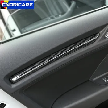Karbonskih Vlakana Stil Vozila unutrašnjost Vrata Trake 4 kom. Za Audi A3 8 U 2014-18 ABS Unutrašnjost Modificirane Pribor