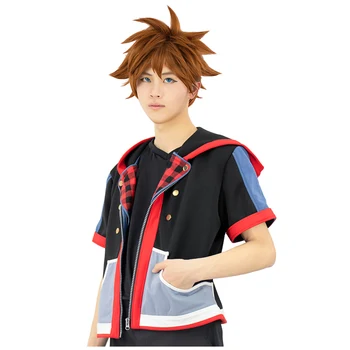 DAZCOS Kingdom Hearts Smeća Cosplay Odijelo Muške Casual Jakna Halloween Večernje Karnevalske Kostime