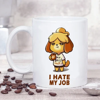 Animal Crossing Horizons Zabavna 350 ml Keramičke Kreativno Kava Čajna Šolja Jedni Novogodišnji Poklon Čaša