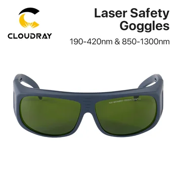 Tip d zaštitnih naočala 850-1300nm OD6 + CE zaštitnih naočala Cloudray 1064nm za fiber laser stroj