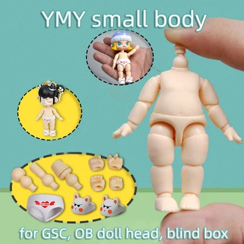 YMY Malo Tijelo pogodno za GSC gline glava ob11 BJD lutkarska glava sferne zglob Tijelo igračka Lutka obuća odjeća oprema