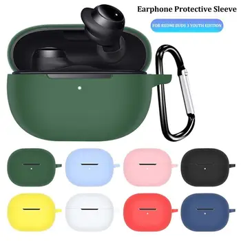 Zaštitna torbica Prašinu protiv ogrebotina s kopčom Bluetooth kompatibilne Slušalice Silikonska Koža za Redmi Buds 3 Youth Edition