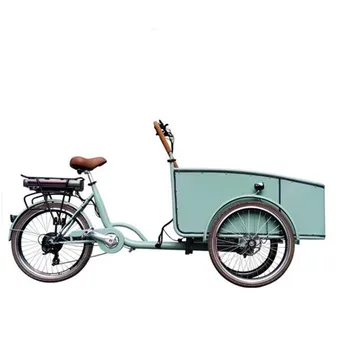 Kolica automat ulice Bicikla tereta Zelene Boje holandskog odrasla osoba tri kotača Bicikla pedale električna za prodaju usmjerena na kupca
