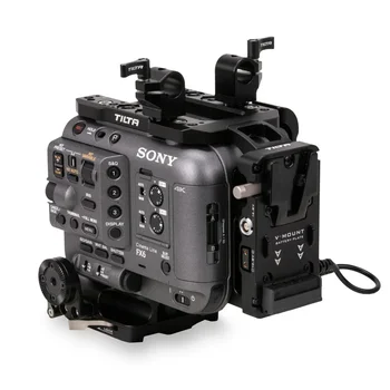 Pribor za kamere Tilta FX6 za Sony FX6 Kit Osnovna Ploča V-oblik nosač V-oblika dvorac Napajanje Gornja Ploča Zlatno Nosač napajanja
