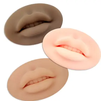 Koža prakse usana silikonskim otvorenih usta 3D trenirao sa zubima za usne tetovaža umjetnici полупостоянного šminke