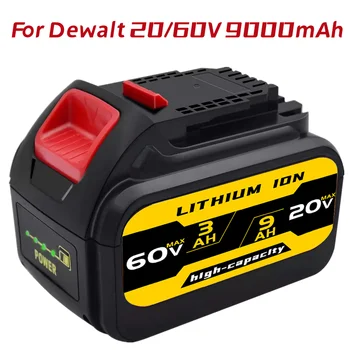 9,0 Ah 20/60 MAX DCB606 Zamjena Dewalt 20/60 MAX Flexvolt. Punjiva baterija za električne alate FLEXVOLT XR 20V / 60V / 120V Max