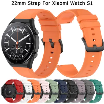 22 mm Silikon Remen Za sat Xiaomi MI Watch S1 Active Watch Boja 2 Kaiš Za sat MI Watch Sportski Remen Narukvica Pribor