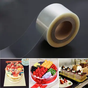 10 M Prozirna Prozirna Mousse, Okolni Rub, Umatanje Traka Za Pečenje Kolača Ovratnik Rola Pakiranje DIY Alata Za Ukrašavanje Torte