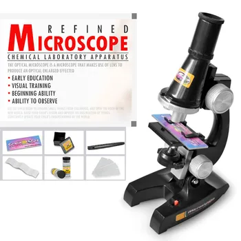 Djeca HD Znanost Obrazovanje Biološki Mikroskop Laboratorij Home Mikroskop Komplet Školske Znanstvene i Obrazovne Igračke
