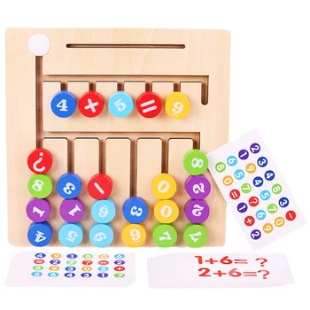 Montessori Dječje Igračke, Drveni Blokovi Digitalne Računalne Igračke Montessori Obrazovanje Igračke Matematičkih Nastavnih Pomagala Za Djecu