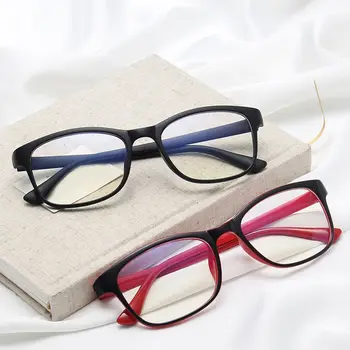 Klasicni Muške Naočale U Okvirima Modni računala Naočale U Okvirima Ženske Anti-plava Svijetlo Prozirni Prozirni Ružičasti Plastični Rimless