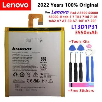 100% original Za Lenovo Pad A3500 S5000 Baterija S5000-H 3550 mah tab 2 A7 A7-30 A7-10F A7-20F tab3 7 TB3 710i 710F L13D1P31