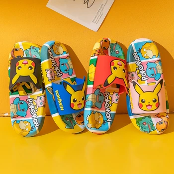 Anime Kawaii Pokemon Pikachued Jigglypuff Squirtle Charmander Slatka Papuče s Likom iz Crtića Za Dječake i Djevojčice, Cool Cipele na Poklon
