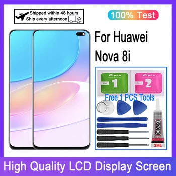 Originalni Za Huawei Nova 8i NEN-L22 NEN-LX1 NEN-LX3 LCD zaslon osjetljiv na dodir Digitalizator Zamjena