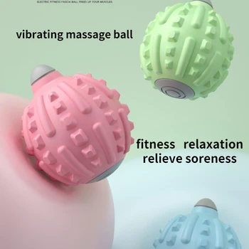 Electric fascia massage ball vibration joga fitness fascia ball foot massage muscle relaxer sportska masaža gladak roller