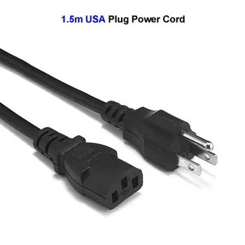 SAD Kabel od 1,2 m/1,5 m/1,8 m 3 Trn NEMA 5-15 P IEC C13 Produžni kabel za Napajanje Za PC Računalo Monitor, Pisač LG Tv