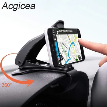 Auto Držač Telefona Isječak GPS Nosač Stalak za iPhone 13 12 8 pro Samsung Xiaomi Univerzalna Podesiva Auto Navigaciju Držač Ploče s Instrumentima