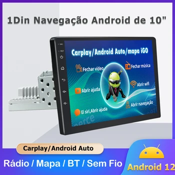 Android 12 1 Din 7/9/10 inča DSP Auto Radio Bežični Carplay Android Auto 2din Auto Media Player Univerzalni IPS Stereo GPS dvd